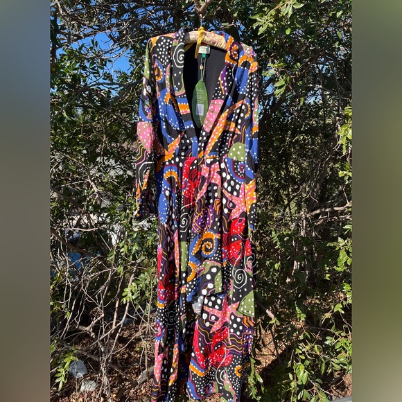 Farm Rio Under the Sea Maxi Dress, New, Size M - Picture 1 of 14